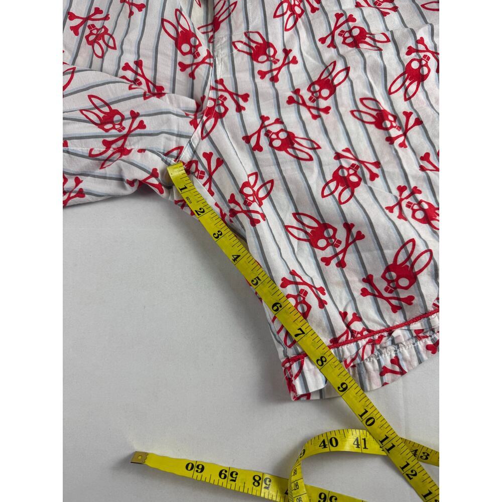 Psycho Bunny Men's Pajama Shorts - Red Logo - Size L - Picture 5 of 9